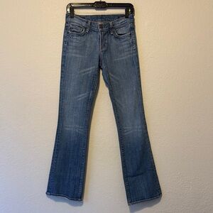 Citizens Of Humanity Blue Boot Cut Jeans